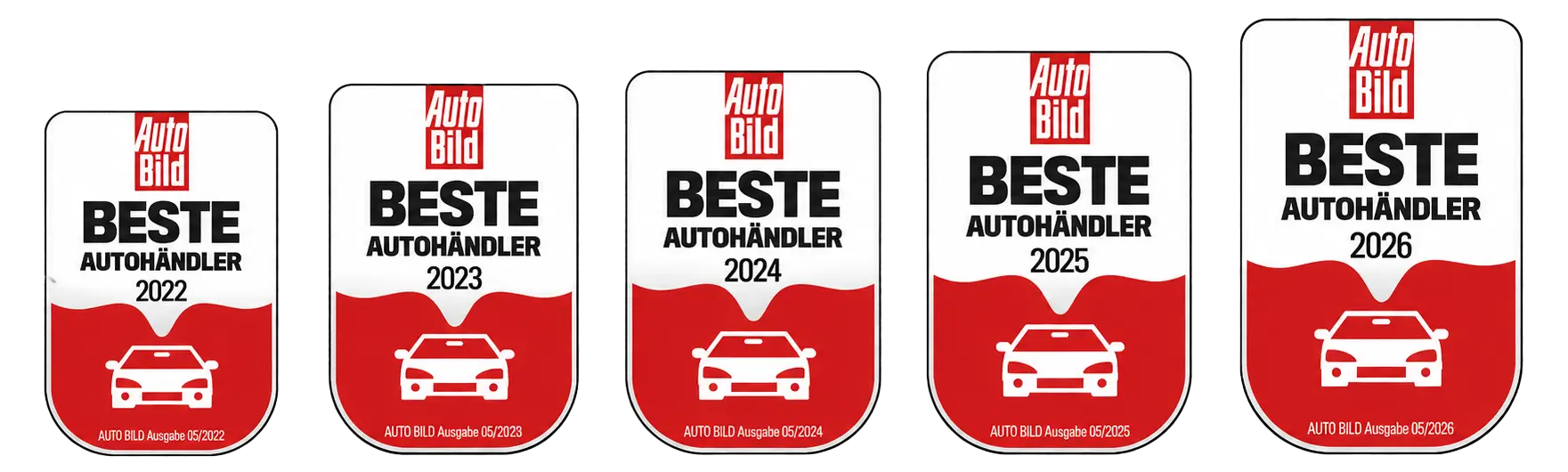 AutoBild Auszeichnungen "Beste Autohändler" seit 2022